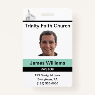 Pastor Custom Badge