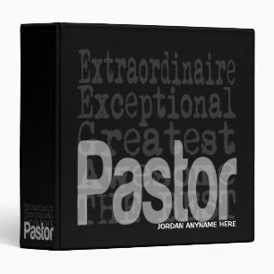 Pastor Extraordinaire CUSTOM Binder