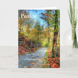 Pastor, For your Anniversary Card