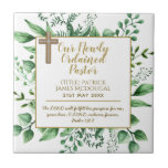 Pastor Installation Newly Ordained Gift Customized Tile<br><div class="desc">Elegant commemorative Pastor Installation, newly ordained, ordainment gift. You can add a heading, name, date and Bible scripture, verse or other quote, text as desired to make this a unique gift for your new Pastor.</div>