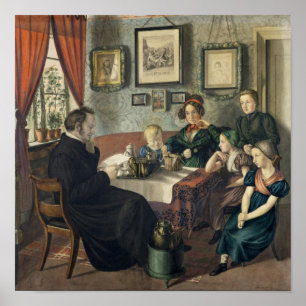 Pastor Johann Wilhelm Rautenberg and his Poster