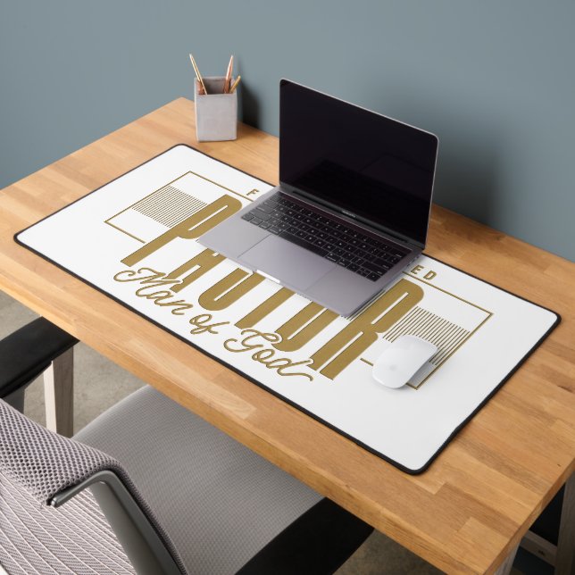 Pastor Man Of God Desk Mat (Office 2)