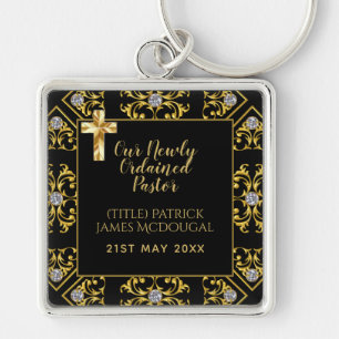 Pastor Newly Ordained Installation Gift - Verse Keychain