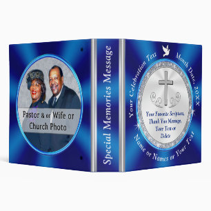 Pastor Retirement Gift Ideas, or, Anniversary, Binder
