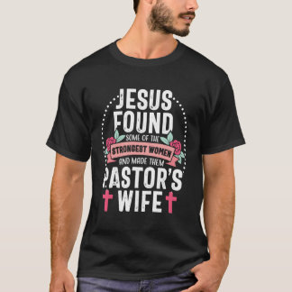 Pastor Wife Proud Jesus Christian Church Appreciat T-Shirt