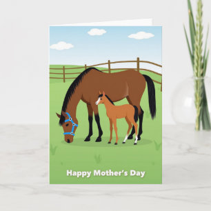 Pastoral Equine Mother Card