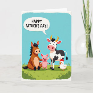 Pastoral Fathers Day Greet Card