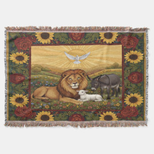 Pastoral Peace Throw Blanket