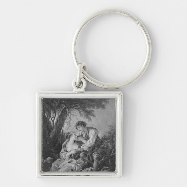 Pastoral scene keychain (Front)