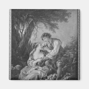 Pastoral scene magnet
