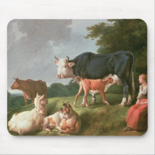 Pastoral Scene Mouse Pad