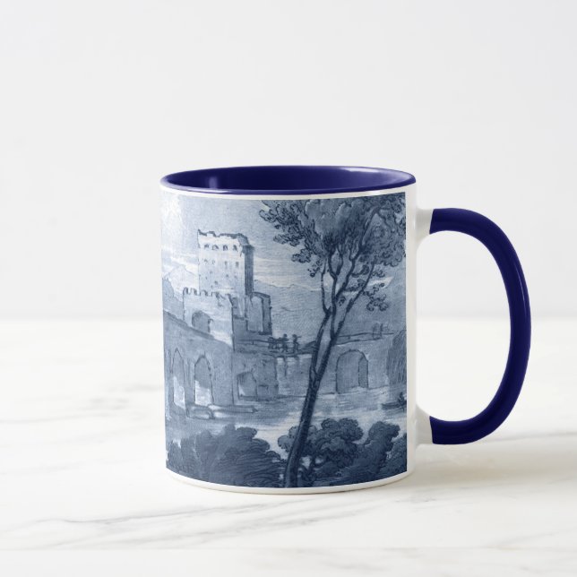 Pastoral Toile - Bridge Mug (Right)