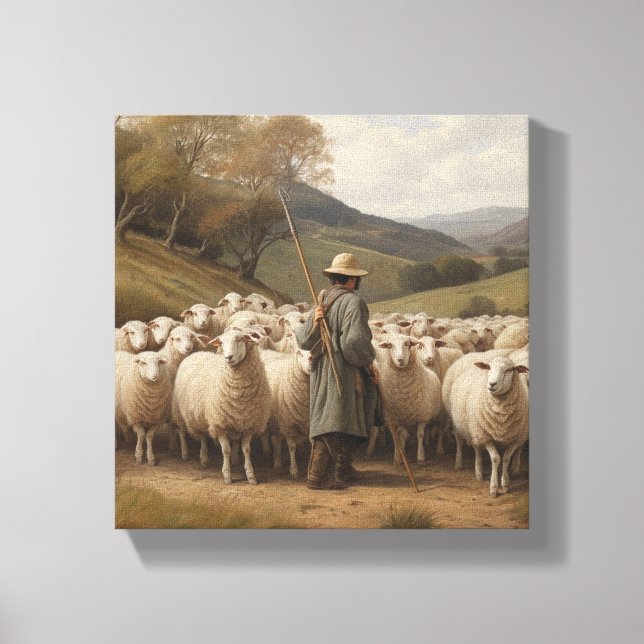 Pastoral Tranquillity Canvas Wall Art (Front)