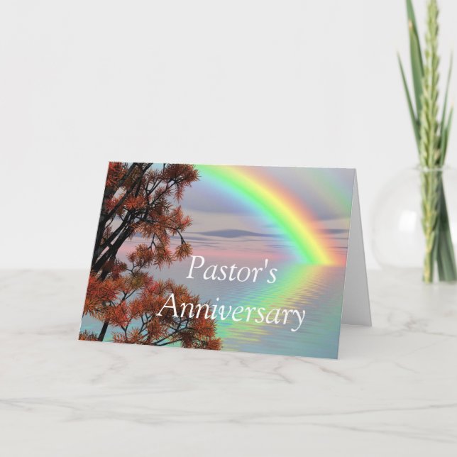 Pastor's  Anniversary Card (Front)