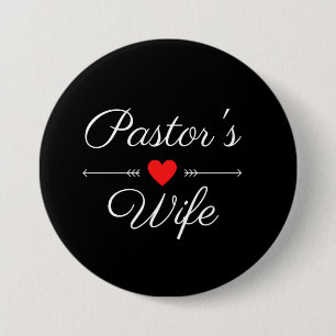 Pastor's Wife 3 Inch Round Button