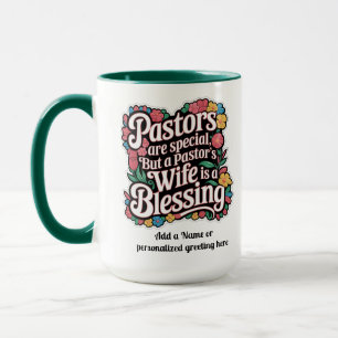 ✝️ Pastors Wife Appreciation Gift Blessing Custom Mug