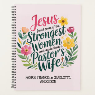✝️Pastor's Wife Appreciation Gifts Personalized Planner