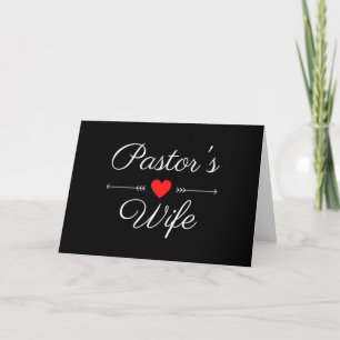 Pastor's Wife Card