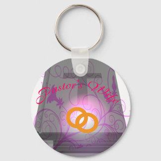 PASTOR'S WIFE CIR LT KEYCHAIN