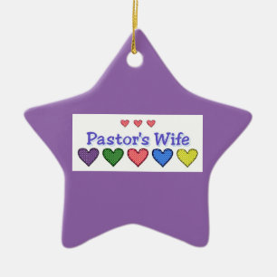 Pastors Wife GH Ceramic Ornament