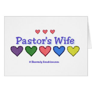 Pastor's Wife Gingham Hearts