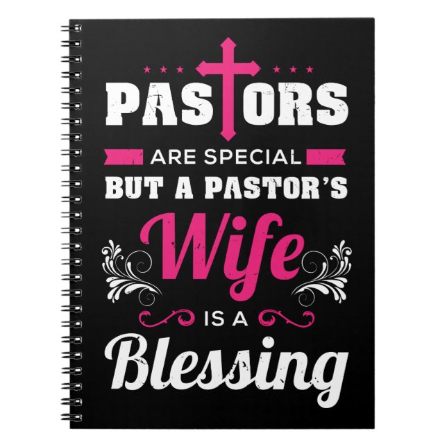 Pastor's Wife Is A Blessing Notebook (Front)