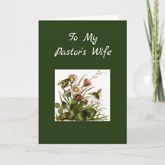 Pastor's Wife VN Thank You Card (Front)