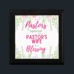 ✝️ Pastor's Wife Wives Appreciation Gift Thank You Gift Box<br><div class="desc">✝️ Show your appreciation for Pastor's wives, and the Pastor's wife with this attractive Pastor wife, women in ministry gift which is perfect as an appreciation gift, thank you gift, for birthday, Christmas, retirement or on the day of the Pastor's ordination anniversary, newly ordained etc. Add personalized details as required....</div>