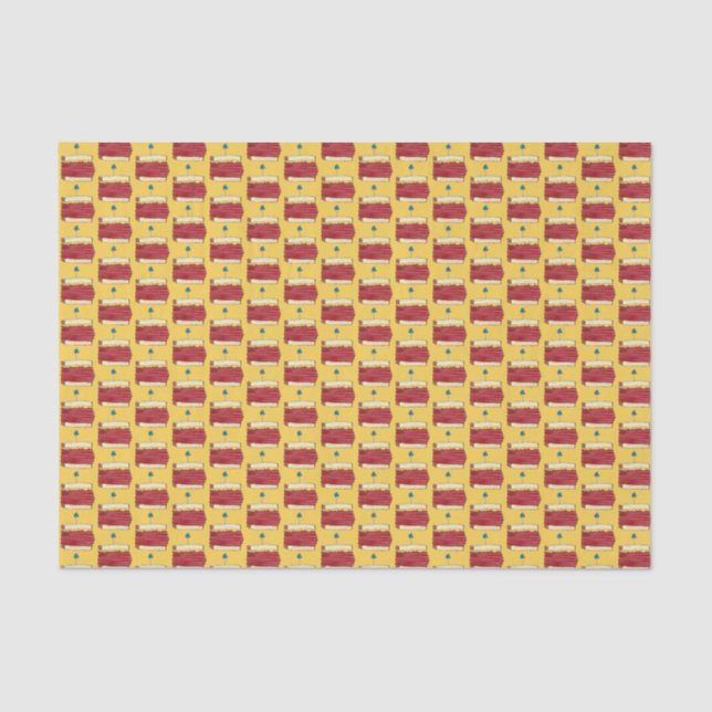 Pastrami on Rye NYC Kosher Jewish Deli Sandwich  Tissue Paper (Front)