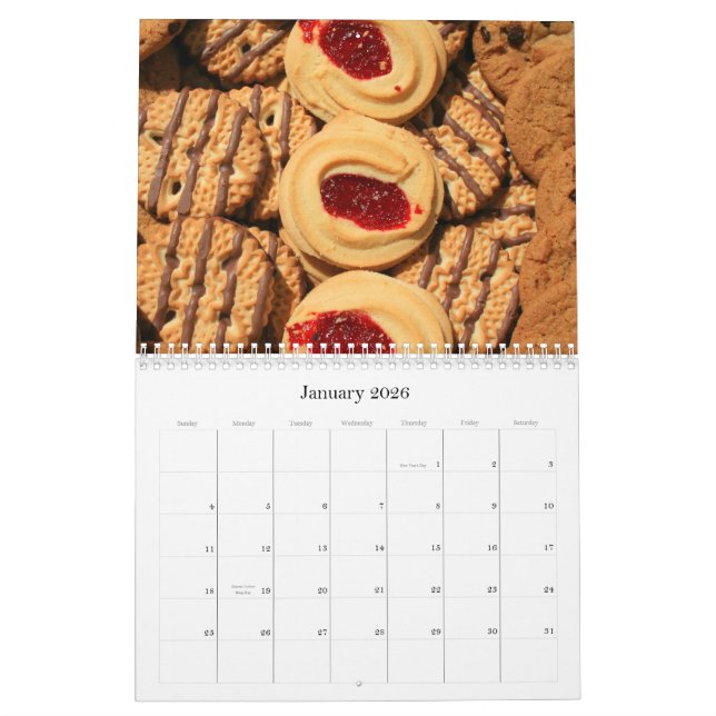 Pastries 2012 Calendar (Jan 2026)