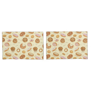 Pastries Pattern Pillowcase