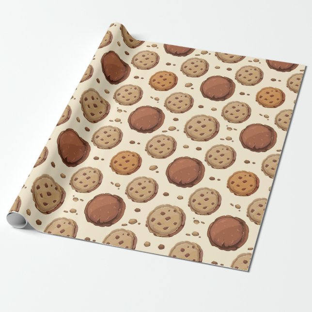 Pastries Wrapping Paper (Unrolled)