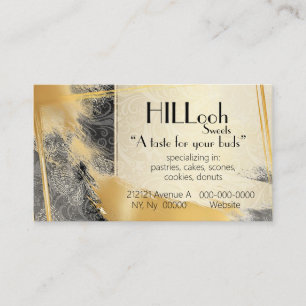 Pastry and Bakery Shop 3.5" x 2.0" Business Card