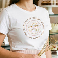 Pastry Bakery Shop Uniform Upload Your Bakery Logo