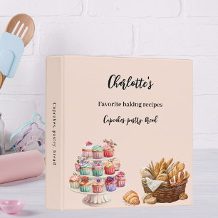 Pastry baking cooking cream cupcakes recipes binder