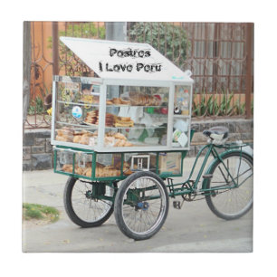 Pastry Cart - I Love Peru Tile