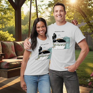 Pastry Chef Cat Blue T-Shirt