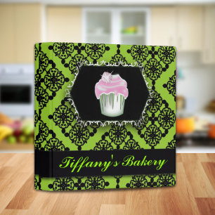 Pastry Chef Cupcake Cake Baker Bakery Binder