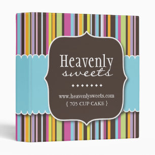 Pastry Chef Cupcake Portfolio Binder