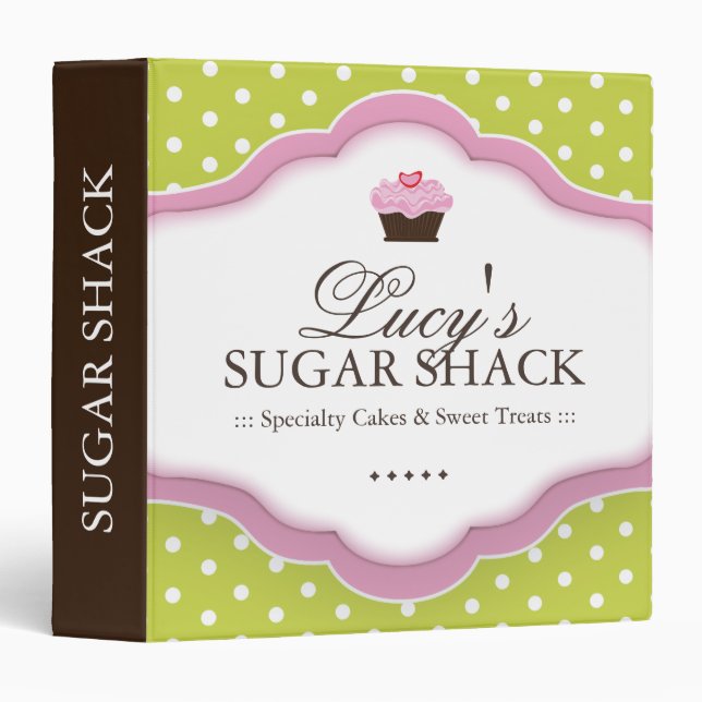 Pastry Chef Portfolio Binder (Front/Spine)