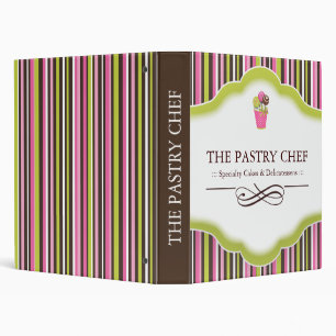 Pastry Chef Portfolio Binder