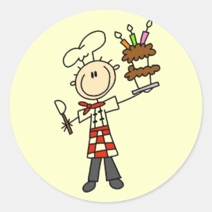 Pastry Chef Tshirts and Gifts Classic Round Sticker
