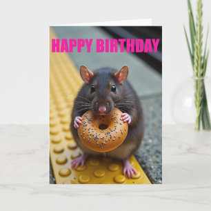 Pastry Critter Birthday Card