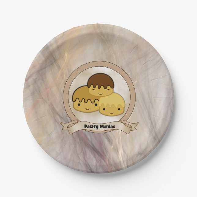 Pastry Maniac Paper Plate (Front)