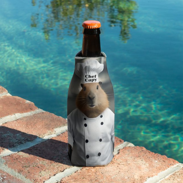 Pastry Prowess: The Culinary Capybara Bottle Cooler (In Situ Pool)