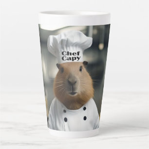 Pastry Prowess: The Culinary Capybara Latte Mug
