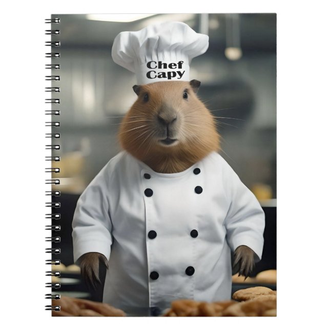 Pastry Prowess: The Culinary Capybara Notebook (Front)
