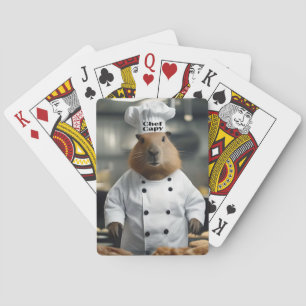 Pastry Prowess: The Culinary Capybara Playing Cards
