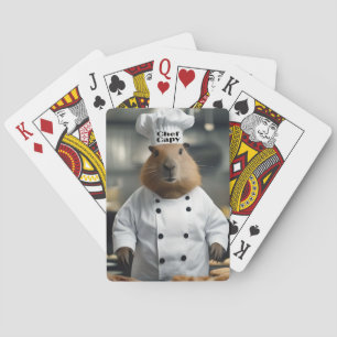 Pastry Prowess: The Culinary Capybara Playing Cards