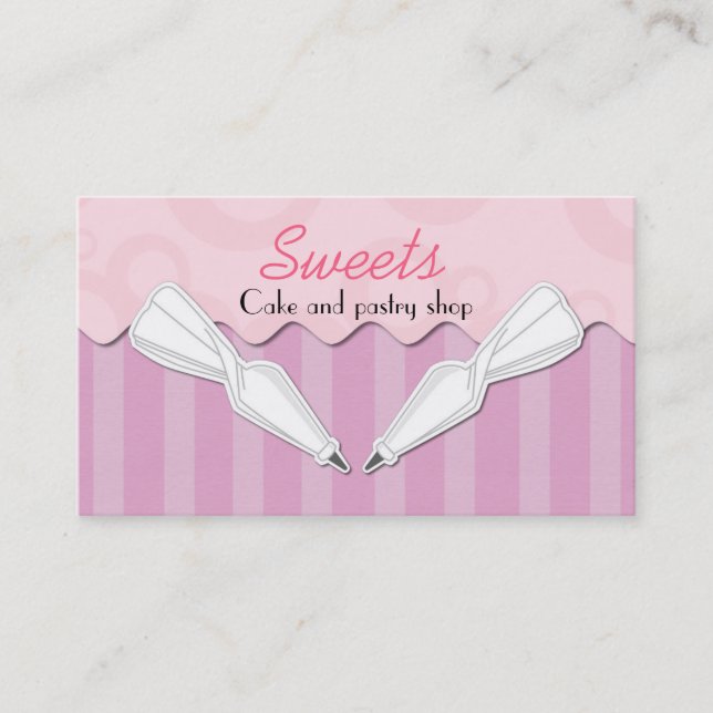 Pastry Shop Business card (Front)